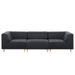 Sofa Kurikka (3-Sitzer) Webstoff - Webstoff Maloti: Anthrazit