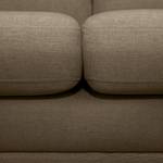 Ecksofa BOVLUND mit Longchair Strukturstoff Talta: Beige - Longchair davorstehend rechts