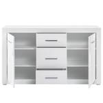 Buffet Bricktown II Blanc brillant / Blanc mat