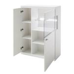 Buffet haut Turville II Blanc brillant / Blanc mat