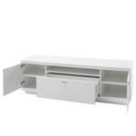 Meuble TV Turville Blanc brillant / Blanc mat