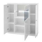 Highboard Turville I hoogglans wit/mat wit