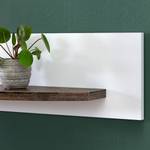 Wandplank Karlsburg hoogglans wit/oudhouten look