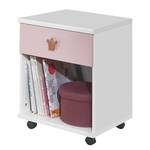 Caisson de bureau Cindy Blanc - Bois manufacturé - 46 x 58 x 40 cm