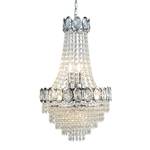 Lustre Louis Philipe Verre / Acier - 6 ampoules