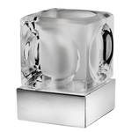 LED-tafellamp Ice Cube glas/staal - 1 lichtbron