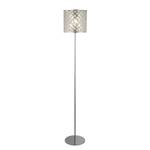 Lampadaire Tennesse Verre cristallin / Acier - 1 ampoule