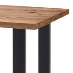Table haute Carver Imitation chêne de Bassano - 160 x 100 cm - Noir