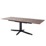 Table extensible Redmire Marron pierre