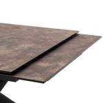 Table extensible Saltney Marron pierre