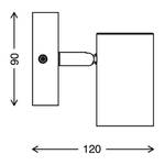 Plafonnier Muritz Fer - 1 ampoule