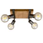 Plafondlamp Wood Basic ijzer - 4 lichtbronnen