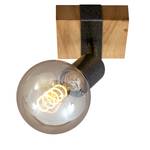 Plafonnier Wood Basic Fer - 1 ampoule