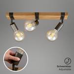 Plafondlamp Wood Basic ijzer - 3 lichtbronnen