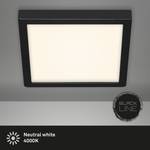 LED-plafondlamp Fire Black polycarbonaat/ijzer - 1 lichtbron