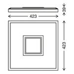 LED-Deckenleuchte  Geo Polypropylen - 1-flammig