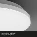 Plafonnier Frameless Polycarbonate / Fer - 1 ampoule