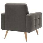 Fauteuil Cropwell geweven stof - Geweven stof Ramse: Bruin