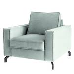 Fauteuil Gilford geweven stof - Geweven stof Cavo: Grijs