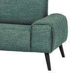 Ecksofa Bingham Webstoff - Webstoff Pras: Blau - Longchair davorstehend links - Ohne Hocker