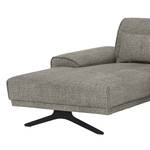 Ecksofa Harwick Webstoff - Webstoff Tose: Grau - Longchair davorstehend links