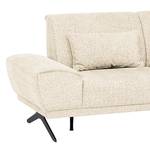 Ecksofa Harwick Webstoff - Webstoff Tose: Creme - Longchair davorstehend rechts