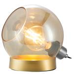 Lampe Toula I Verre transparent / Matière plastique - 1 ampoule - Doré