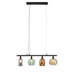 Suspension Telesto Verre / Fer - 4 ampoules