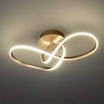 LED-plafondlamp Jackson polycarbonaat/staal - 1 lichtbron
