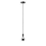 Hanglamp Larus aluminium - 1 lichtbron - Zwart