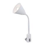 Wandlamp Junus aluminium - 1 lichtbron - Wit