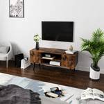 Tv-meubel Hickling I bruin/rubberboomhout