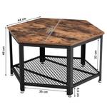 Table basse Morristown Marron / Noir