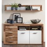 Sideboard Waverly Weiß / Eiche Dekor