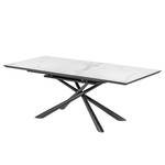 Table extensible Tomball Imitation marbre blanc