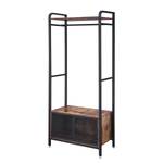 Kompaktgarderobe Tuxford Schwarz / Braun