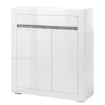 Commode Cape Ann III Blanc brillant / Blanc mat