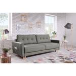 3-Sitzer Sofa SOLA Webstoff Luba: Grau - Mit Schlaffunktion