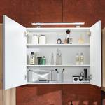 Armoire de toilette Luspa Avec éclairage intégré - Imitation chêne sauvage