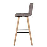 Chaises de bar Panola (lot de 2) Beige chiné