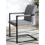 Fauteuil Finga III Tissage à plat / Fer - Gris / Noir