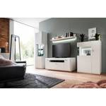 Meubles TV muraux Cassville I ( 4 élém.) Blanc mat / Anthracite