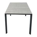 Tavolo da giardino Perth Grigio - Ceramica - Metallo - 162 x 75 x 90 cm