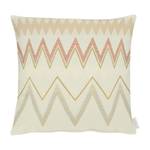 Housse de coussin Indira 97 % polyester, 3 % coton - Beige