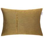 Housse de coussin Fringe Polyester - Jaune curry