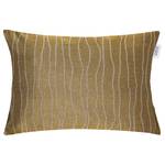 Coussin Twist Polyester - Jaune curry