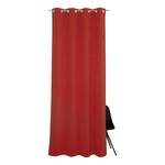 Rideaux à œillets Harp Polyester - Rouge