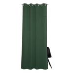 Rideaux à œillets Harp Polyester - Vert foncé