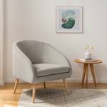 Fauteuil Volonne Tissu - Tissu Nere: Gris clair