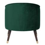 Fauteuil Volonne Velours - Velours Ravi: Vert vieilli